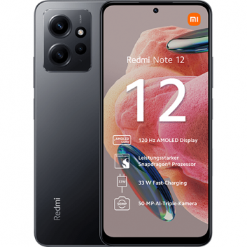 Xiaomi Telefon mobil Xiaomi Redmi Note 12, 4GB RAM, 128GB, 4G, Gri