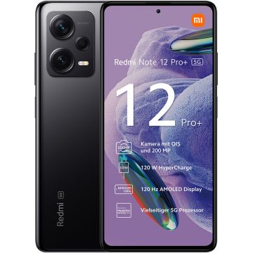 Xiaomi Telefon mobil Xiaomi Redmi Note 12 Pro+, 8GB RAM, 256GB, 5G, Negru