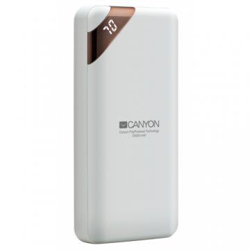 Acumulator extern Compact 20000mAh 2x USB White