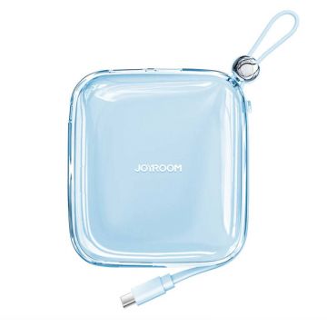 Acumulator extern JR-L002 Jelly Powerbank, 22.5W, USB-C, USB, Cablu USB-C integrat, Albastru Acumulator extern JR-L002 Jelly Powerbank, 22.5W, USB-C, USB, Cablu USB-C integrat, Albastru