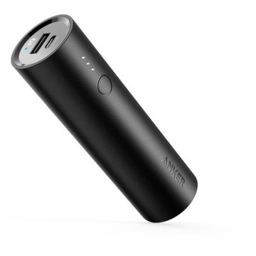 Anker Acumulator extern Anker PowerCore 5000 mAh Li-Ion Ultra-Compacta, Negru