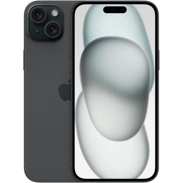 Apple Telefon mobil Apple iPhone 15 Plus, 512GB, 5G, Negru Apple Telefon mobil Apple iPhone 15 Plus, 512GB, 5G, Negru