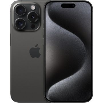 Apple Telefon mobil Apple iPhone 15 Pro, 256GB, 5G, Negru Apple Telefon mobil Apple iPhone 15 Pro, 256GB, 5G, Negru
