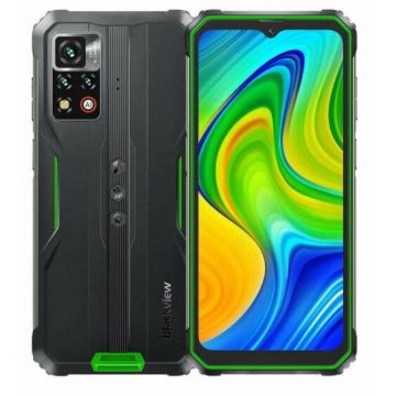 Blackview Telefon Mobil Blackview BV9200, Procesor Octa-Core MediaTek Helio G96, IPS 6.6, 8GB RAM, 256GB Flash, Camera 50MP, Wi-Fi, 4G, Dual Sim, Android, Negru/Verde