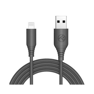 Cablu de date Tellur TLL155581, USB-A, compatibil iPhone, 1m, Negru