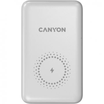 Canyon Acumulator extern Canyon PB-1001, 10000 mAh, USB-C, Alb
