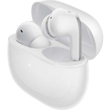 Casti Resigilate Buds 4 Pro Clasa Protectie IP54 Bluetooth Wireless Moon White