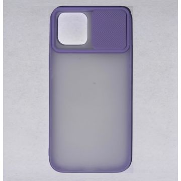 Husa din silicon cu protectie glisanta pentru lentile pentru iPhone 12 Pro Max