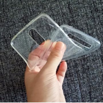 Husa din silicon transparent pentru HomTom HT17 HT17 Pro