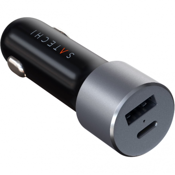 Incarcator 72W Type-C PD Car Charger  Space Grey