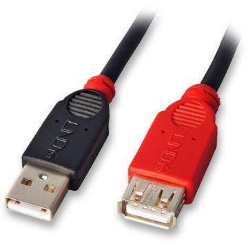 Lindy Cablu extensie Lindy LY-42817, USB 3.0 male - USB 3.0 female, 5m, Negru