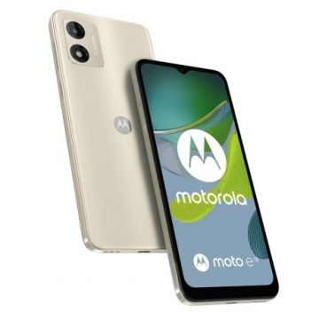Motorola Telefon Mobil Motorola Moto E13, Procesor Unisoc T606 Octa-Core, IPS LCD 6.5, 2GB RAM, 64GB Flash, Camera 13 MP, Wi-Fi, 4G, Dual SIM, Android, Alb