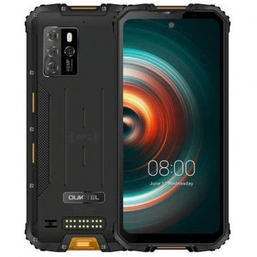 OUKITEL Telefon Mobil Oukitel WP10, Procesor MediaTek Dimensity 800 Octa-core, FHD+ 6.67, 8GB RAM, 128GB Flash, Camera Quad 48+13+2+2MP, Wi-Fi, 5G, Dual Sim, Android, Negru/Portocaliu