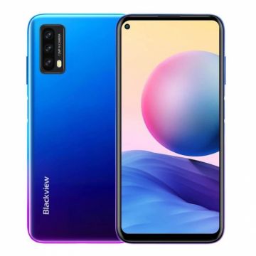 Telefon mobil Blackview A90 Albastru, 4G, IPS HD+ 6.39  , 4GB RAM, 64GB ROM, Android 11, Helio P60 OctaCore, NFC, 4280mAh, Dual SIM