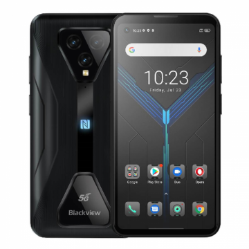 Telefon mobil Blackview BL5000 Negru, Dual 5G, IPS 6.36 , 8GB RAM, 128GB ROM, Android 11, Dimensity 700 Octa Core, NFC, IP68, 4980mAh