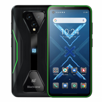 Telefon mobil Blackview BL5000 Verde, Dual 5G, IPS 6.36 , 8GB RAM, 128GB ROM, Android 11, Dimensity 700 Octa Core, NFC, IP68, 4980mAh