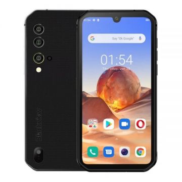 Telefon mobil Blackview BV9900E, 4G, IPS 5.84 , 6GB RAM, 128GB ROM, Android 10, Helio P90 OctaCore, NFC, 4380mAh, Dual SIM, Gri