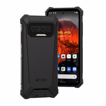 Telefon mobil F150 R2022 Negru, 6.78 FHD+ 90Hz, 8GB RAM, 128GB ROM, Android 11, Helio G95 OctaCore, NFC, IP68, 8300mAh, Dual SIM