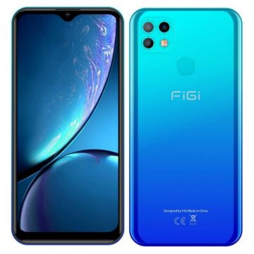 Telefon mobil FiGi Note 1 Pro Albastru, 4G, IPS 6.53 Dewdrop, 4GB RAM, 128GB ROM, Android 9, HelioP25 OctaCore, 4000mAh, Dual SIM