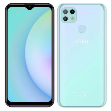 Telefon mobil FiGi Note 1 Pro Verde Jad, 4G, IPS 6.53 Dewdrop, 4GB RAM, 128GB ROM, Android 9, HelioP25 OctaCore, 4000mAh, Dual SIM