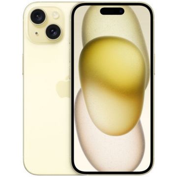Telefon mobil iPhone 15 128GB Yellow