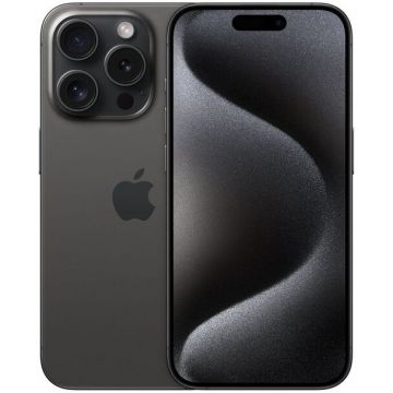 Telefon mobil iPhone 15 Pro 512GB Black Titanium Telefon mobil iPhone 15 Pro 512GB Black Titanium