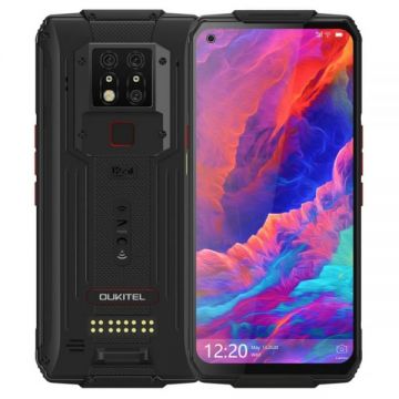 Telefon mobil modular Oukitel WP7, 4G, IPS 6.53 , 8GB RAM, 128GB ROM, Helio P90 OctaCore, NFC, IP68, 8000mAh, Dual SIM, Negru