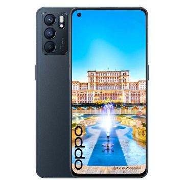 Telefon mobil Oppo Reno 6, 5G, 128 GB, 8GB RAM, Dual-Sim, Stellar Black