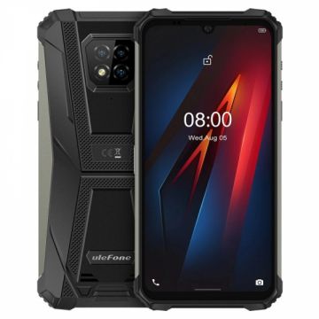 Telefon mobil Ulefone Armor 8 Negru, 4G, IPS 6.1 , 4GB RAM, 64GB ROM, Android 10, Helio P60 OctaCore, IP68, 5580mAh, Dual SIM