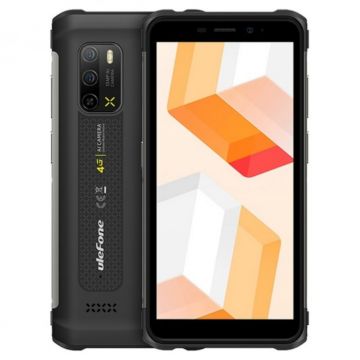 Telefon mobil Ulefone Armor X10 Negru, 4G, IPS 5.45 , 4GB RAM, 32GB ROM, Android 11, Helio A22 QuadCore, NFC, IP68, 5180mAh, Dual SIM