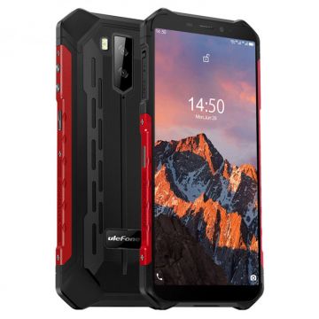 Telefon mobil Ulefone Armor X5 PRO Rosu, 4G, IPS 5.5 , 4GB RAM, 64GB ROM, Android 11, Helio A25, NFC, IP68, 5000mAh, Dual SIM