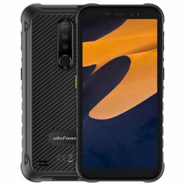 Telefon mobil Ulefone Armor X8i Negru, 4G, IPS 5.7 , 3GB RAM, 32GB ROM, Android 11, Helio A25, NFC, IP68, 5080mAh, Dual SIM