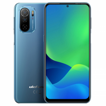 Telefon mobil Ulefone Note 13P Albastru, 4G, 6.5 FHD+, 4GB RAM, 64GB ROM, Android 11, Helio G35 OctaCore, NFC, 5180mAh, Dual SIM