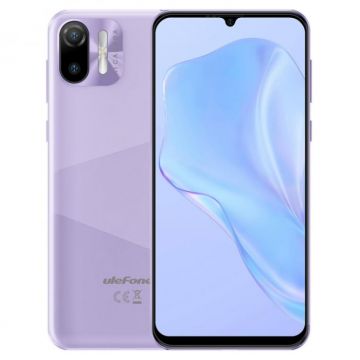 Telefon mobil Ulefone Note 6P Mov, 4G, Waterdrop 6.1 HD+, 2GB RAM, 32GB ROM, Android 11 Go, SC9863A OctaCore, 3300mAh, Dual SIM