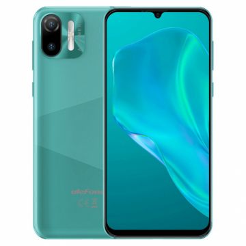Telefon mobil Ulefone Note 6P Verde, 4G, Waterdrop 6.1 HD+, 2GB RAM, 32GB ROM, Android 11 Go, SC9863A OctaCore, 3300mAh, Dual SIM
