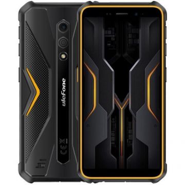 Ulefone Telefon Mobil Ulefone Armor X12 Pro, Procesor Mediatek Helio G36 Octa-Core, IPS LCD 5.45, 4GB RAM, 64GB Flash, Camera 13 MP, Wi-Fi, 4G, Dual SIM, Android, Negru/Portocaliu