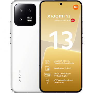 Xiaomi Telefon mobil Xiaomi 13, 8GB RAM, 256GB, Alb