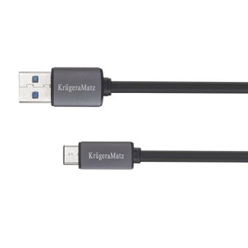 Cablu De Date Usb 3.0 Type C, Lungime Cablu 1 M, Viteza Transfer Date De 5gbps, Design Ergonomic, Negru