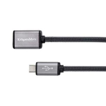 0.2m Cablu Prelungitor USB-Micro marca Kruger&M