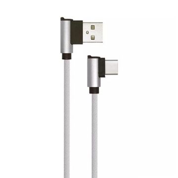 Cablu USB tip C Diamond Edition - 1m, Argintiu