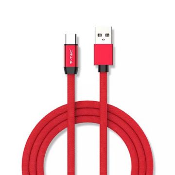 Cablu USB Tip C 1m Ruby - Rosu