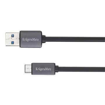 Cablu USB 3.0 tata - USB tata Tip C, 0.5m, K&M