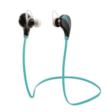 Casti Audio Bluetooth Proiectate Pentru Sport Klausstech, Sunet Hifi Stereo , Convorbiri Telefonice Fara Atingerea Telefonului , Microfon Incorporat , Acumulator Li-pro , Cablu Incarcare Usb , Albastru