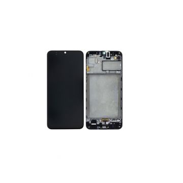 Display LCD Cu Touch Profesional, Pentru Samsung M30s M307, Cadru Negru Original