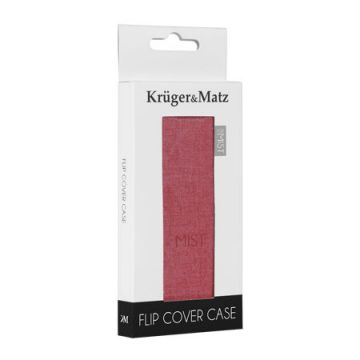 Flip Cover Rosu pentru telefon Kruger&Matz Mist