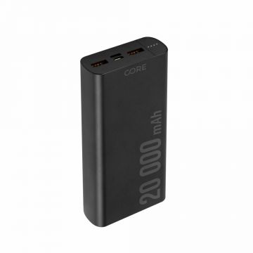 Forever Profesional Power Bank USB-C 20000mAh Black