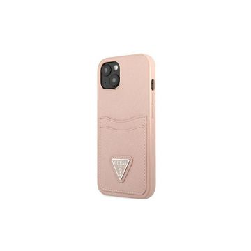 Guess Pink Saffiano iPhone 13 Professional Triangle Case