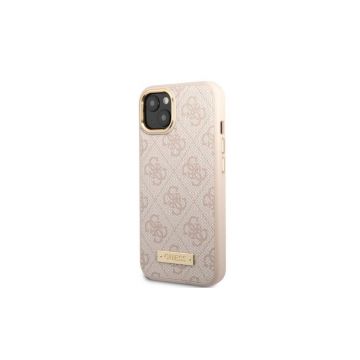 Guess 4G Pink Leatherette Case for iPhone 13 Professional