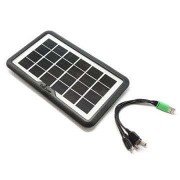 Panou Solar Portabil Klausstech , Cu Incarcator Integrat De Baterie Solara 3.5w /6v- Cl-635wp