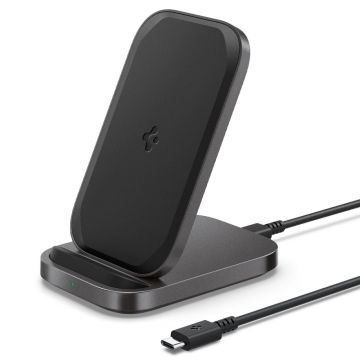 Incarcator wireless Spigen 15W Arcfield, negru